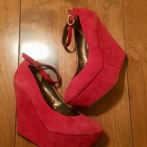 Sam Edelman Quinn Suede Platform Wedges